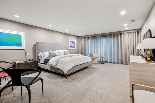 460 S Marion Pkwy Unit 1856, Denver, CO 80209 - bedroom with recessed lighting and carpet floors