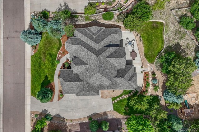 9121 Sunshine Meadow Pl, Parker, CO 80134 - view from above of property