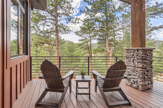 795 Pine Brook Rd, Boulder, CO 80304 - view of wooden terrace
