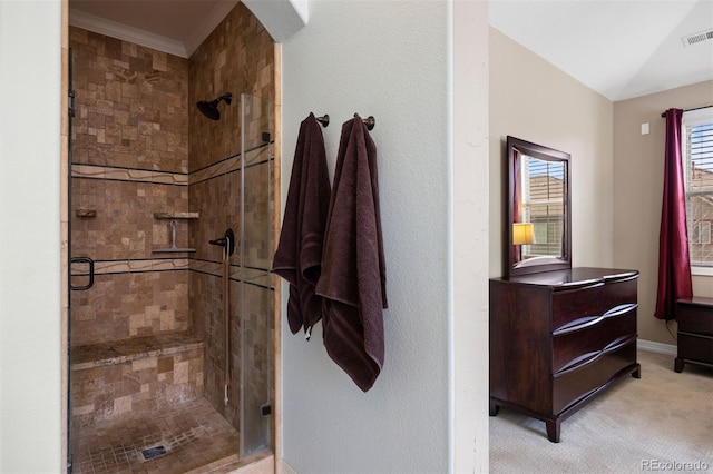 10127 Bluffmont Ln, Lone Tree, CO 80124 - full bathroom featuring a shower stall and baseboards