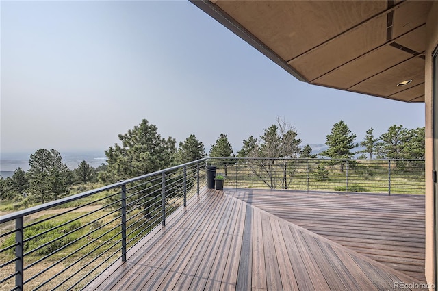 3001 Eagle Ridge Rd, Longmont, CO 80503 - view of wooden terrace