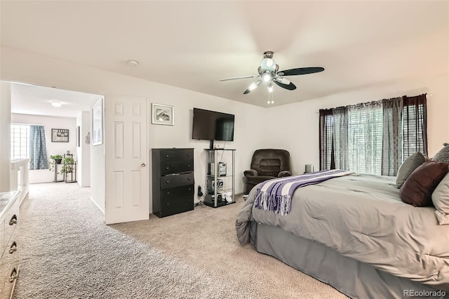 20000 Mitchell Pl Unit 51, Denver, CO 80249 - bedroom featuring light carpet and a ceiling fan
