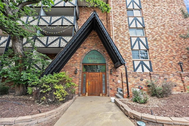 view of entrance to property