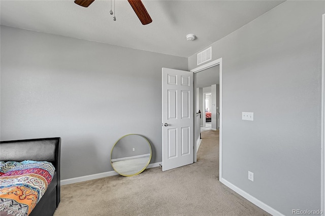 5722 S Flat Rock Way, Aurora, CO 80016 - carpeted bedroom with baseboards and ceiling fan
