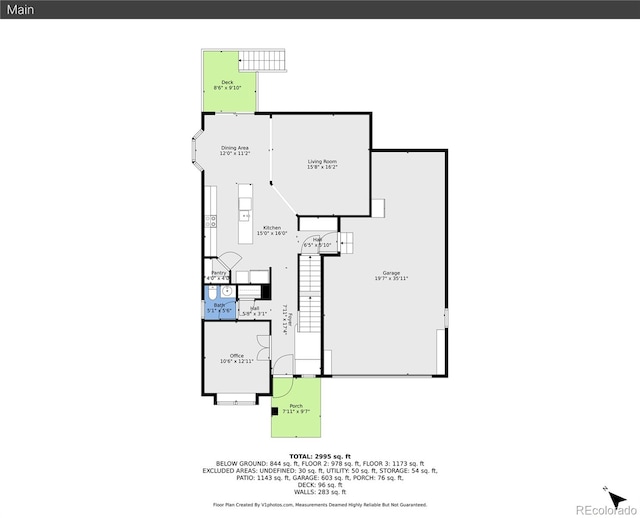 5722 S Flat Rock Way, Aurora, CO 80016 - view of floor plan / room layout