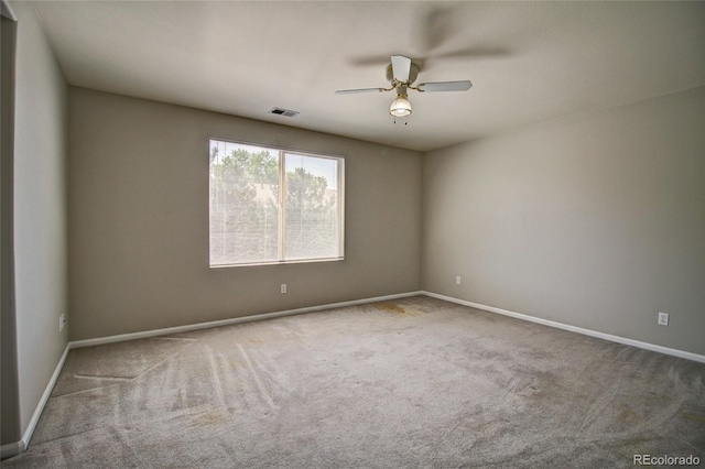 8416 S Reed St, Littleton, CO 80128 - unfurnished room featuring carpet, a ceiling fan, and baseboards