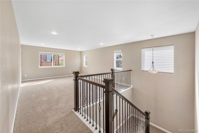 3522 Harvard Pl, Broomfield, CO 80023 - interior space with carpet flooring, recessed lighting, baseboards, and plenty of natural light