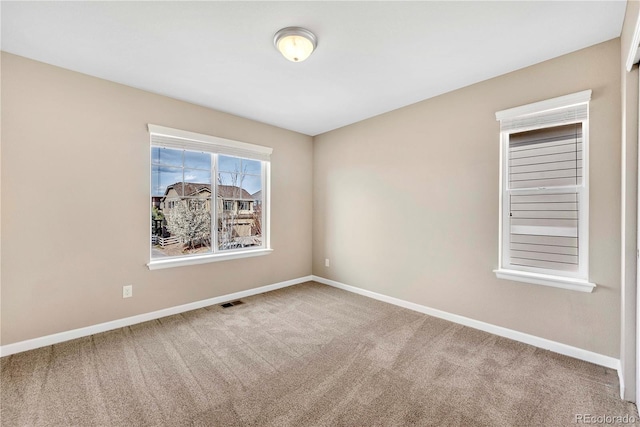 3522 Harvard Pl, Broomfield, CO 80023 - unfurnished room with carpet floors, baseboards, and visible vents