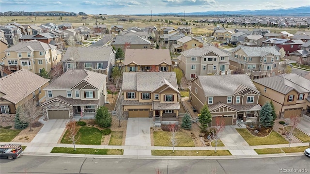 3522 Harvard Pl, Broomfield, CO 80023 - drone / aerial view featuring a residential view