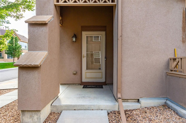 view of entrance to property