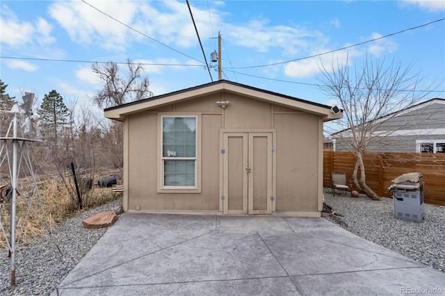 12215 Viewpoint Dr, Lakewood, CO 80401 - view of outdoor structure with an outbuilding and fence