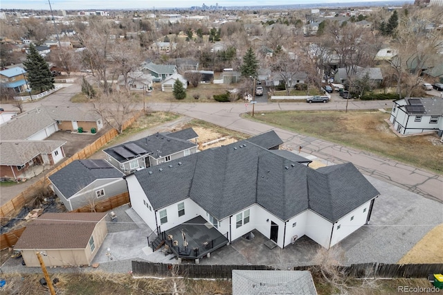 12215 Viewpoint Dr, Lakewood, CO 80401 - bird's eye view featuring a residential view