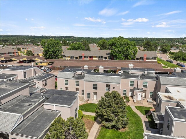 3110 Van Teylingen Dr Unit C, Colorado Springs, CO 80917 - aerial perspective of suburban area