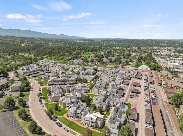 3110 Van Teylingen Dr Unit C, Colorado Springs, CO 80917 - aerial view of residential area with a mountainous background