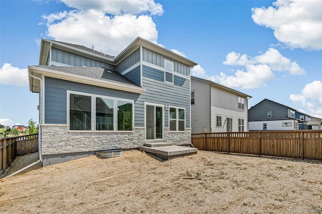 view of rear view of property