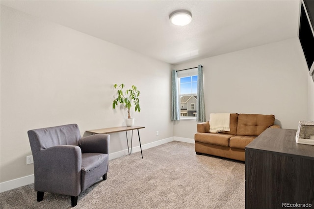 208 Dorothy Dr, Berthoud, CO 80513 - sitting room with light colored carpet and baseboards