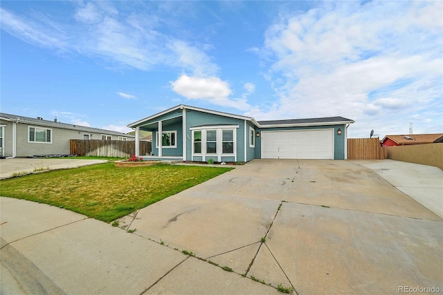 243 Cherokee Ct, Brighton, CO 80603 - mid-century home featuring an attached garage and concrete driveway