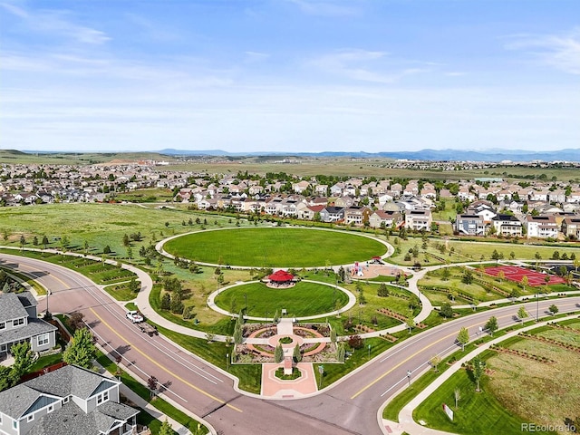 15033 Delhi Ave, Parker, CO 80134 - aerial view of residential area featuring a mountain backdrop