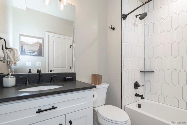 327 Summit Lift Ct, Granby, CO 80446 - bathroom with vanity, toilet, and washtub / shower combination