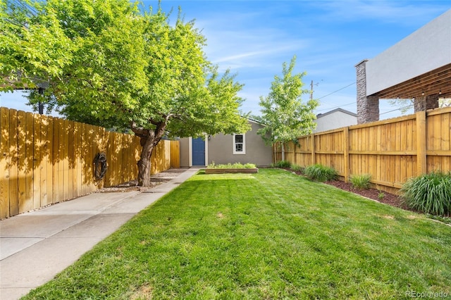 view of yard