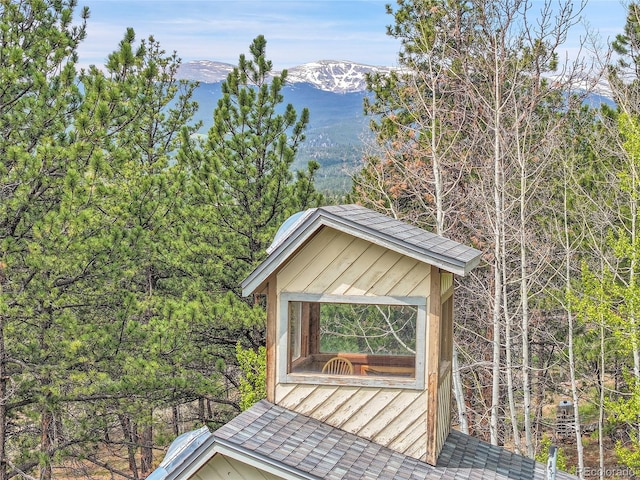 101 Campbell Rd, Bailey, CO 80421 - view of outbuilding featuring a mountain view