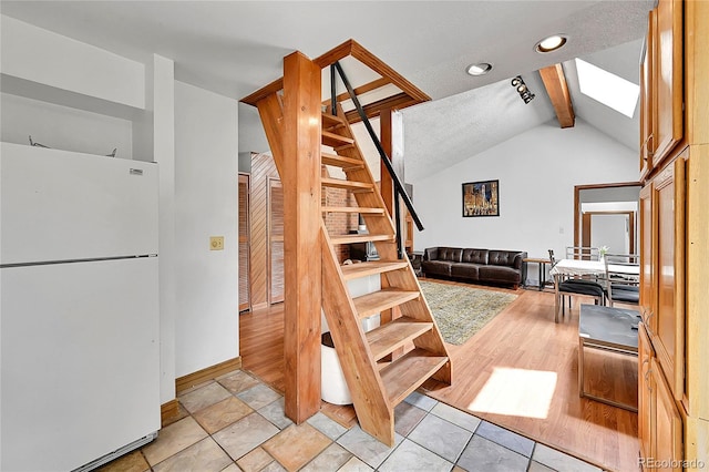 101 Campbell Rd, Bailey, CO 80421 - staircase with baseboards and recessed lighting