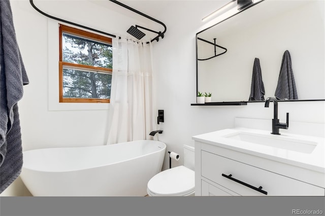 236 Harris Dr, Idaho Springs, CO 80452 - full bathroom with vanity and toilet