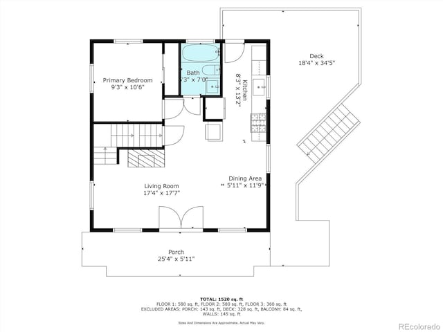 236 Harris Dr, Idaho Springs, CO 80452 - floor plan / room layout