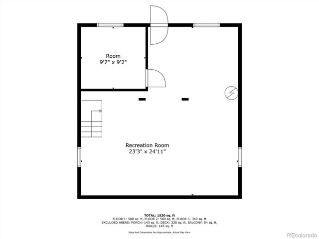 236 Harris Dr, Idaho Springs, CO 80452 - home floor plan