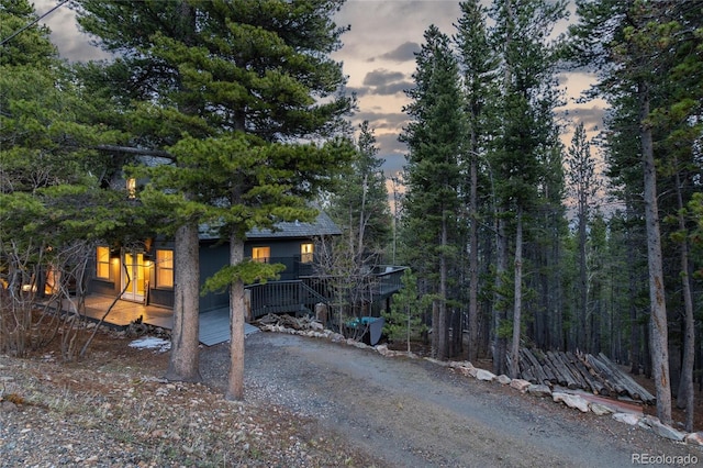 236 Harris Dr, Idaho Springs, CO 80452 - view of front of property featuring covered porch