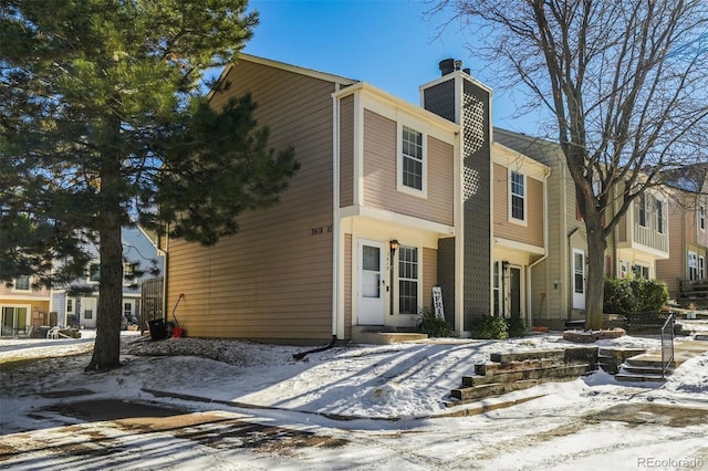 3618 Queen Anne Way, Colorado Springs, CO 80917 - exterior space featuring a chimney