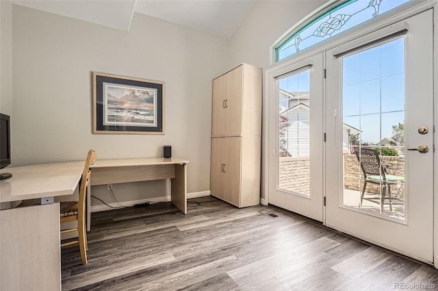 12705 Kalamath Ct, Westminster, CO 80234 - home office with wood finished floors