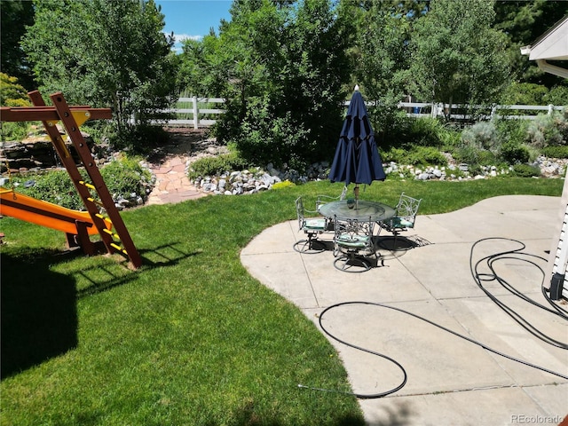 12705 Kalamath Ct, Westminster, CO 80234 - view of yard with a patio area