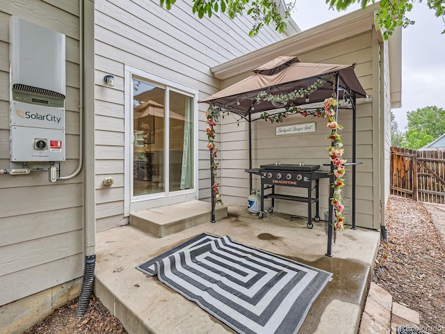 8010 Raspberry Dr, Frederick, CO 80504 - view of patio with a gazebo