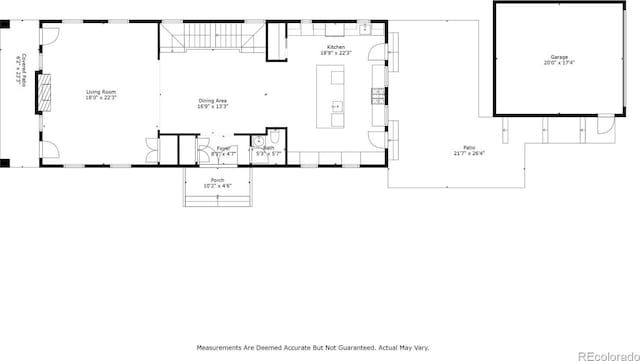 201 S Lafayette St, Denver, CO 80209 - view of home floor plan