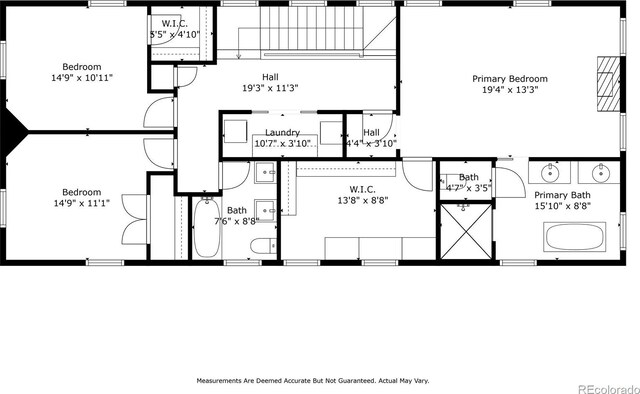 201 S Lafayette St, Denver, CO 80209 - view of property floor plan