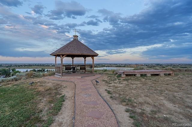 12420 Verbena St, Thornton, CO 80602 - view of home's community with a gazebo and a water view