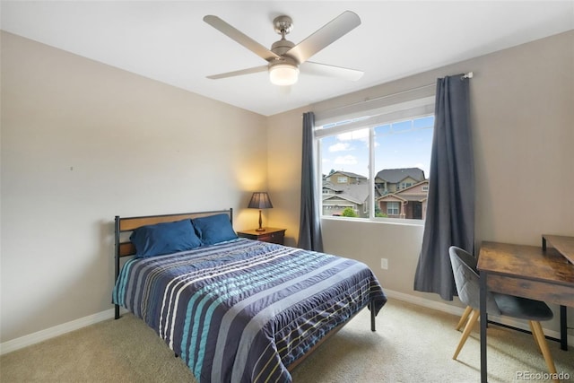9135 Argentine Pass Trl, Colorado Springs, CO 80924 - carpeted bedroom featuring baseboards and ceiling fan