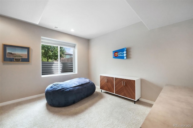 9135 Argentine Pass Trl, Colorado Springs, CO 80924 - sitting room featuring light colored carpet and recessed lighting