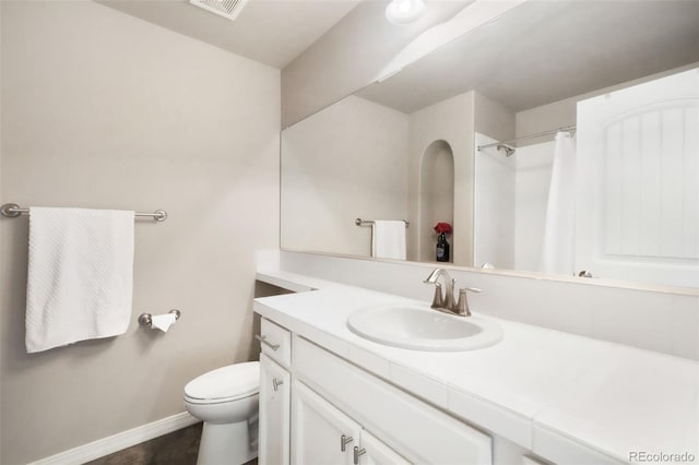 9135 Argentine Pass Trl, Colorado Springs, CO 80924 - bathroom featuring vanity and a shower with curtain