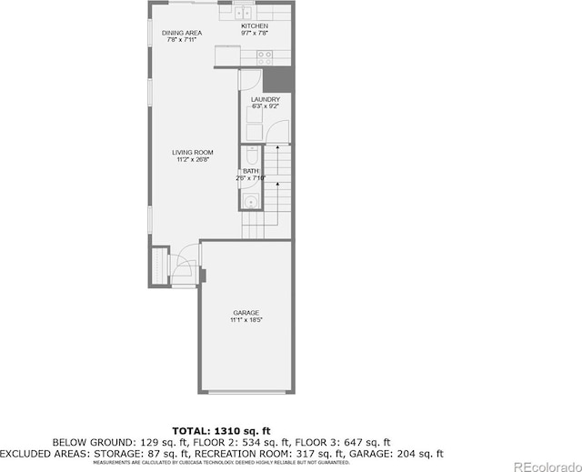 442 Stardust Ct, Dacono, CO 80514 - view of layout