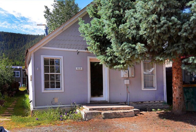 view of front of home