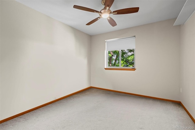 7313 Poston Way, Boulder, CO 80301 - carpeted empty room with baseboards and a ceiling fan