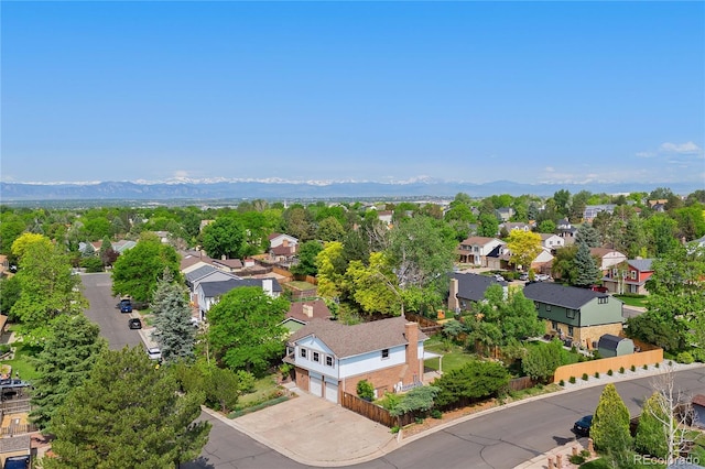 3907 E 133rd Ct, Thornton, CO 80241 - aerial perspective of suburban area with mountains
