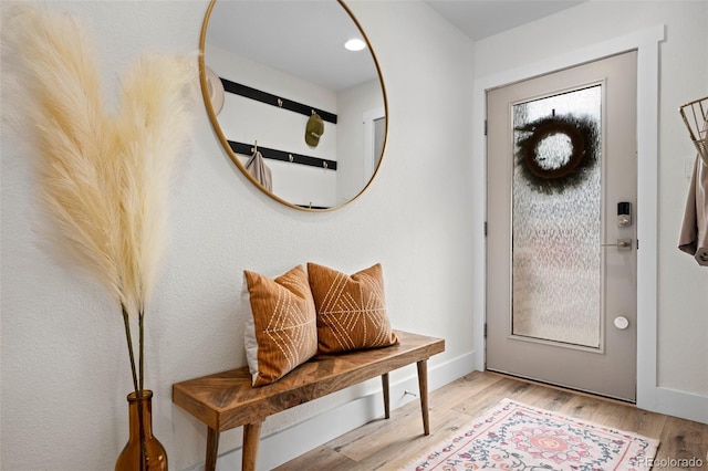 9300 E Florida Ave Unit 1202, Denver, CO 80247 - entryway featuring light wood-style flooring and baseboards
