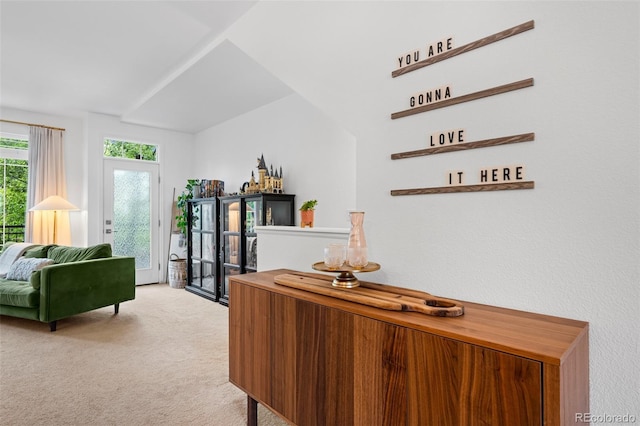 9300 E Florida Ave Unit 1202, Denver, CO 80247 - home office with light colored carpet and vaulted ceiling