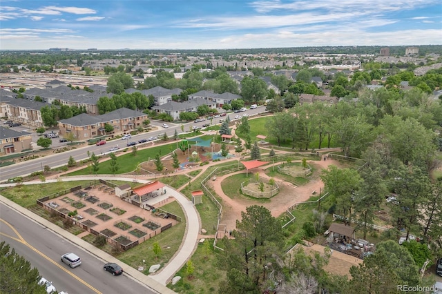 9300 E Florida Ave Unit 1202, Denver, CO 80247 - aerial view of property and surrounding area with nearby suburban area