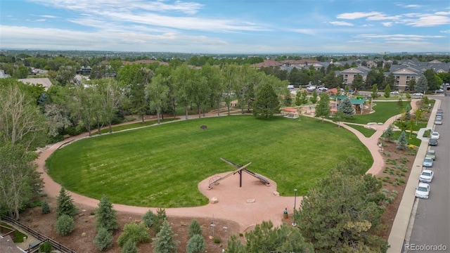 9300 E Florida Ave Unit 1202, Denver, CO 80247 - drone / aerial view of a recreational park and a tree filled landscape