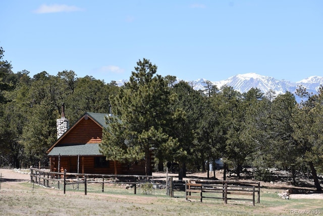 988 15th Trl, Cotopaxi, CO 81223 - exterior space featuring an outdoor structure, a mountain view, and an exterior structure