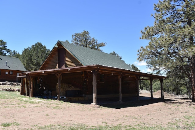 988 15th Trl, Cotopaxi, CO 81223 - view of home's exterior featuring a carport